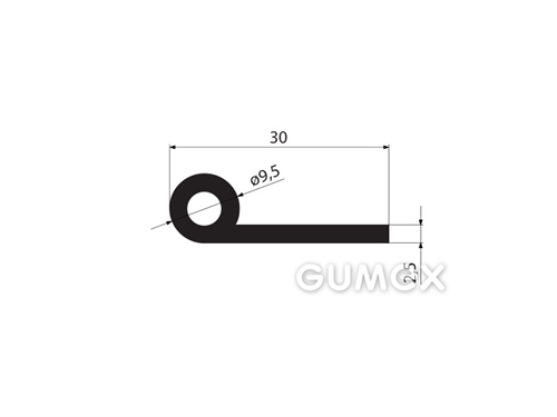 GUMMIPROFILE P-FORM - EPDM